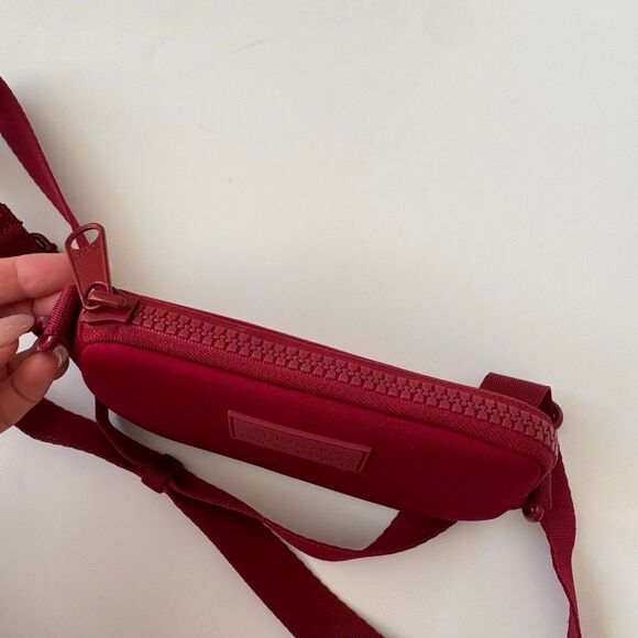 DAGNE DOVER x SEPHORA Limited Edition Mara Phone Sling Crossbody Bag Burgundy - Picture 7 of 8